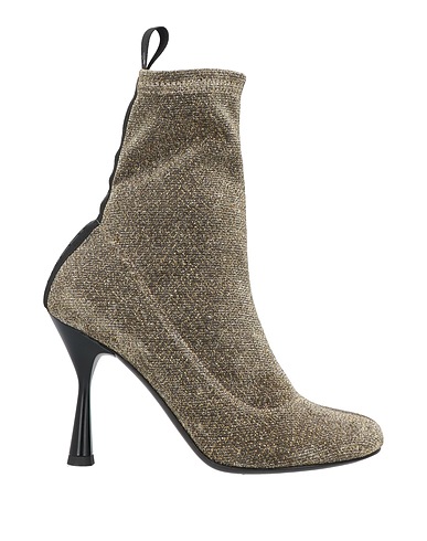 KALLISTÈ Ankle boot Gold Textile fibres