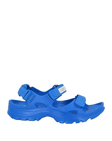 SUICOKE Sandals Bright blue Rubber, Textile fibres
