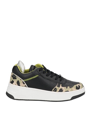 APEPAZZA Sneakers Black Textile fibres, Soft Leather