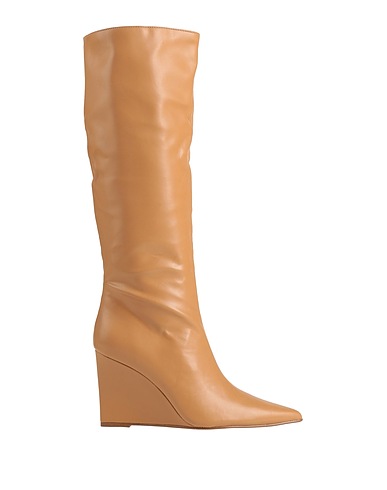 STEVE MADDEN Boots Camel Textile fibres