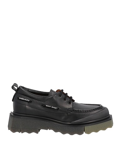 OFF-WHITE™ Laced shoes Black Soft Leather