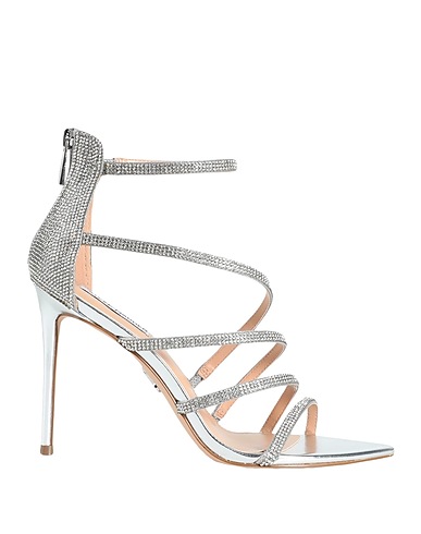 STEVE MADDEN Sandalen Silber Gewebefasern