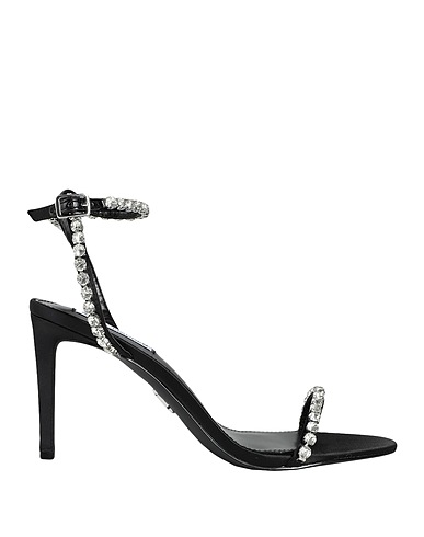 STEVE MADDEN Sandals Black Textile fibres