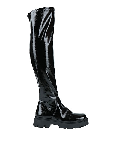 LE PEPITE Bottes Noir Fibres textiles