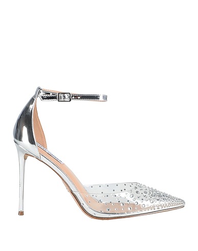 STEVE MADDEN パンプス シルバー 紡績繊維