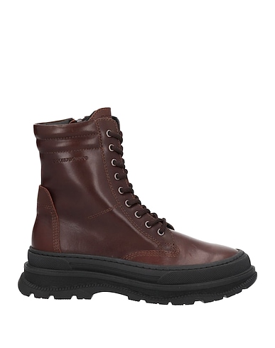 EMPORIO ARMANI Stivaletti Cioccolato Pelle
