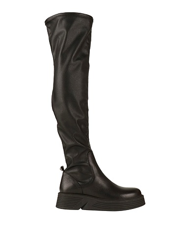 TOSCA BLU Boots Black Textile fibers