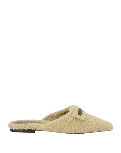 BRUNELLO CUCINELLI Mules and clogs Sage green Soft Leather