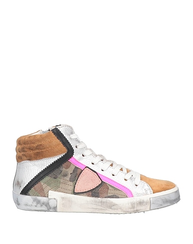 PHILIPPE MODEL Sneakers Camel Soft Leather