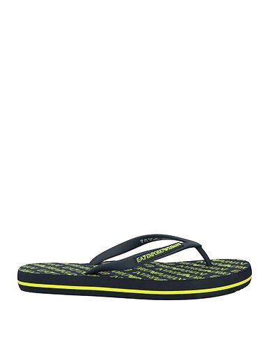 EA7 Flip flops Black Rubber