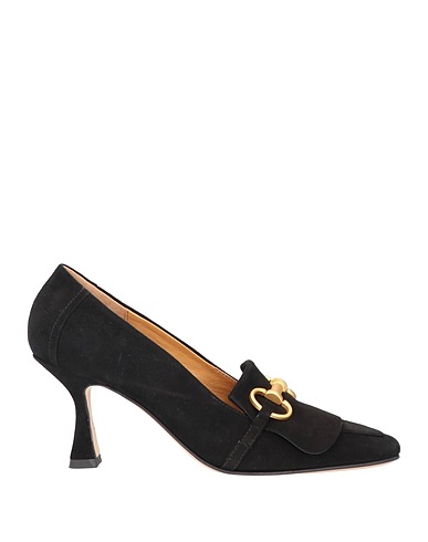 POMME D'OR Loafers Black Leather