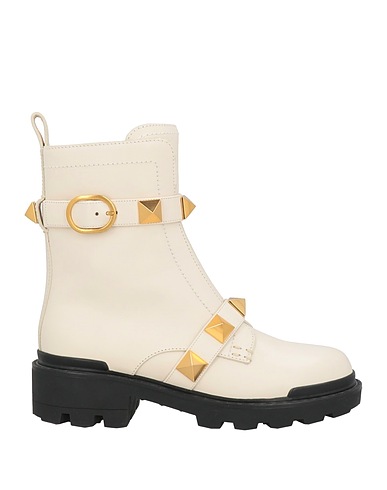 VALENTINO GARAVANI Ankle boot Ivory Soft Leather