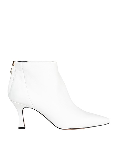 BIANCA DI Stivaletti Bianco Pelle