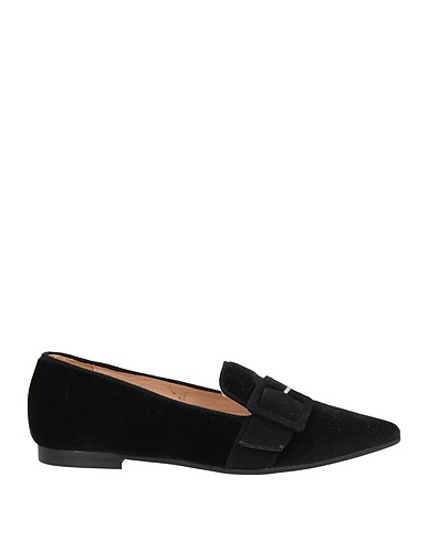 CHIARINI BOLOGNA Mocassino Nero Fibre tessili