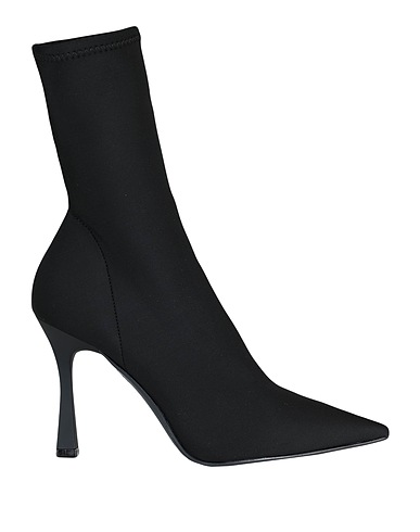 BIANCA DI Ankle boot Black Textile fibres