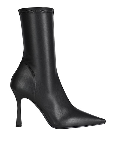 BIANCA DI Ankle boot Black Textile fibres
