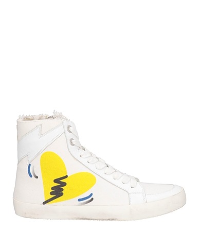 ZADIG&VOLTAIRE Sneakers White 74% Cotton, 26% Soft Leather