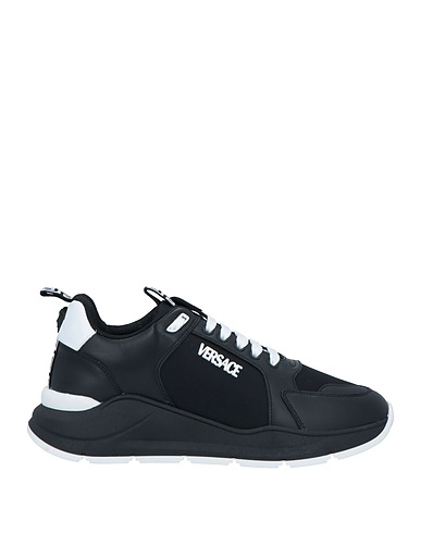 VERSACE Sneakers Black Soft Leather
