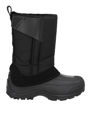 EMPORIO ARMANI Ankle boot Black Textile fibres, Rubber