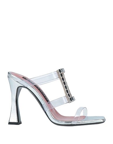 LES PETITS JOUEURS Sandals Transparent Soft Leather, PVC - Polyvinyl chloride