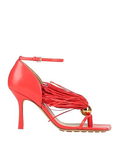 BOTTEGA VENETA Infradito Rosso Pelle