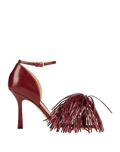 BOTTEGA VENETA Flip flops Burgundy Leather