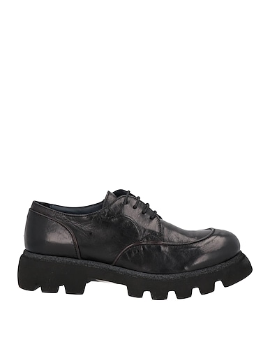 CALPIERRE Schnürschuhe Schwarz Büffelleder