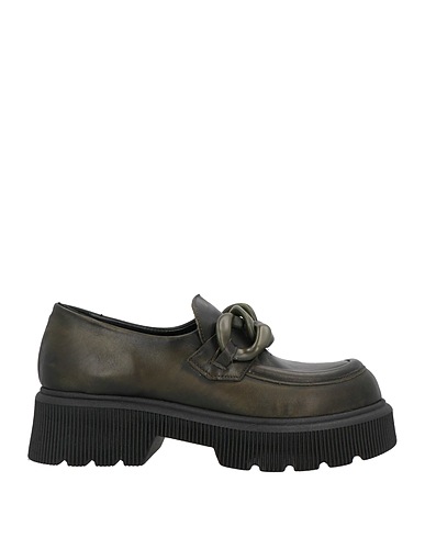 NILA & NILA Loafers Dark green Soft Leather