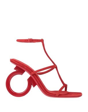 FERRAGAMO サンダル レッド レディース 64,240円