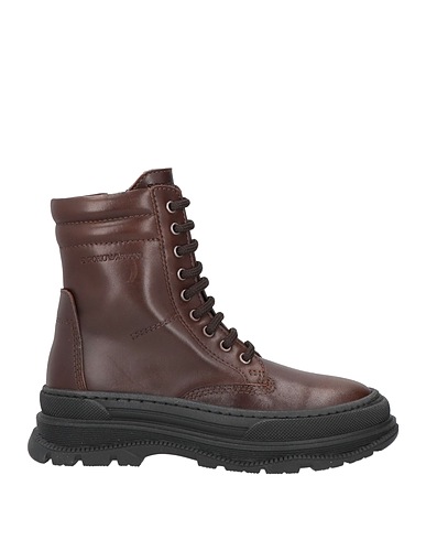 EMPORIO ARMANI Ankle boot Chocolate brown Leather