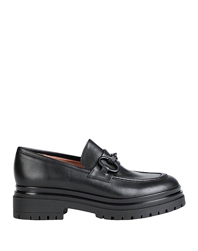 BIANCA DI Loafers Black Calfskin