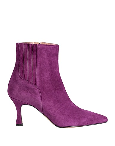 BIANCA DI Ankle boot Plum Soft Leather