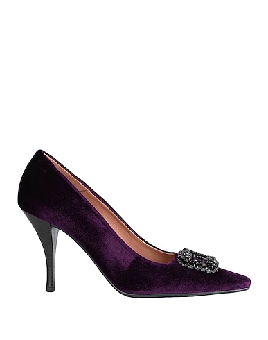 BIANCA DI Pump Dark purple Textile fibers