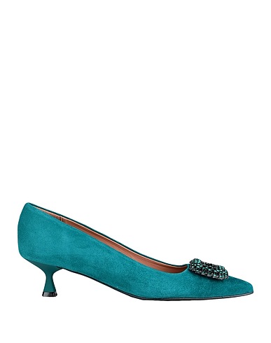 BIANCA DI Décolleté Verde petrolio Pelle