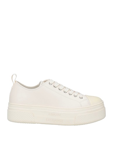 ARMANI EXCHANGE Sneakers Off white 100% Cow leather, Rubber