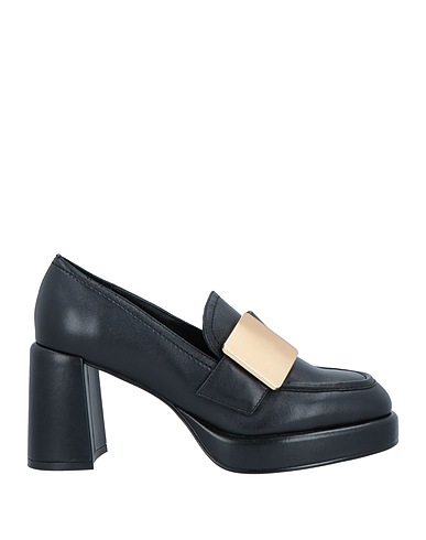 JEANNOT Loafers Black Leather