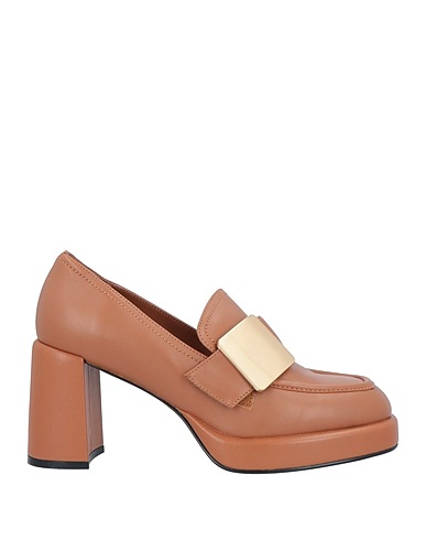 JEANNOT Loafers Camel Leather