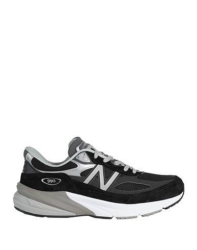 NEW BALANCE Sneakers 990 Black Soft Leather, Textile fibres