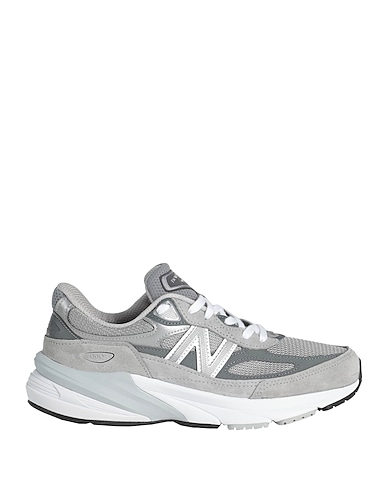 NEW BALANCE Sneakers 990
 Grigio Pelle, Fibre tessili