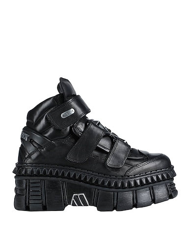 NEW ROCK Ankle boot Black 100% Soft Leather