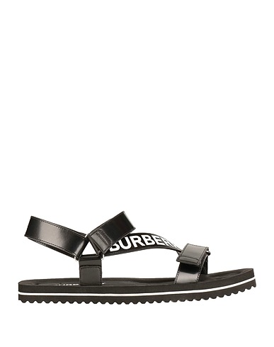 BURBERRY Sandals Black Soft Leather