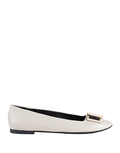 FURLA Ballet flats FURLA EMMA BALLERINA T.5
 Off white 100% Ovine leather