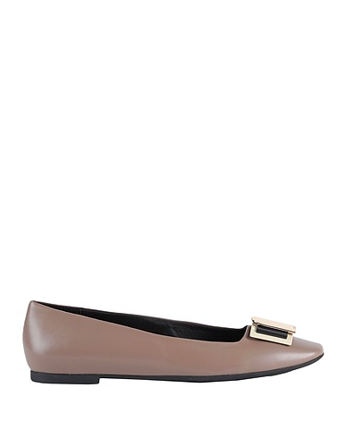 FURLA Ballet flats FURLA EMMA BALLERINA T.5
 Taupe 100% Ovine leather