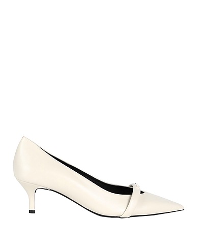 FURLA Pump FURLA CORE DECOLLETE T.50
 Cream 100% Ovine leather