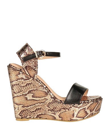 VIVIAN Sandals Bronze Textile fibres