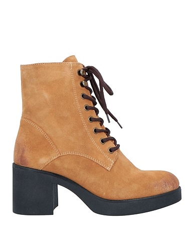 PAOLA FERRI Ankle boot Camel Leather