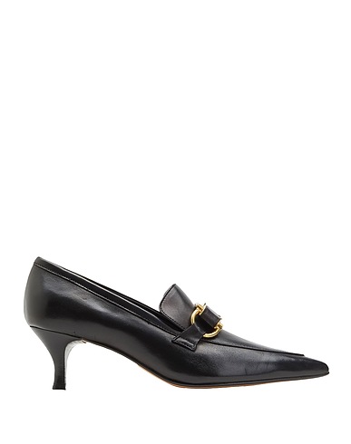 8 by YOOX Loafers LEATHER EMBELLISHED LOAFER
 Black 100% Ovine leather