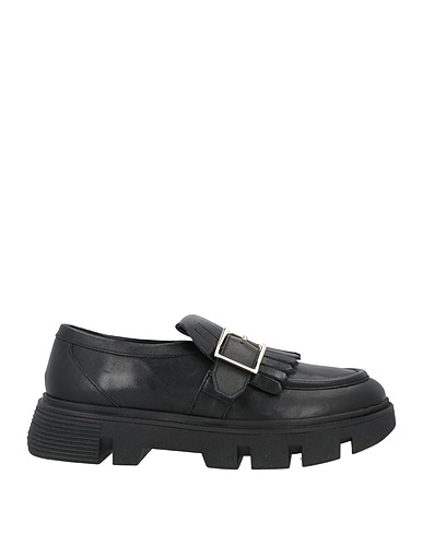 GEOX Loafers Black Soft Leather