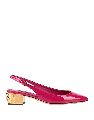 DOLCE&GABBANA Décolleté Fucsia 100% Pelle di vitello