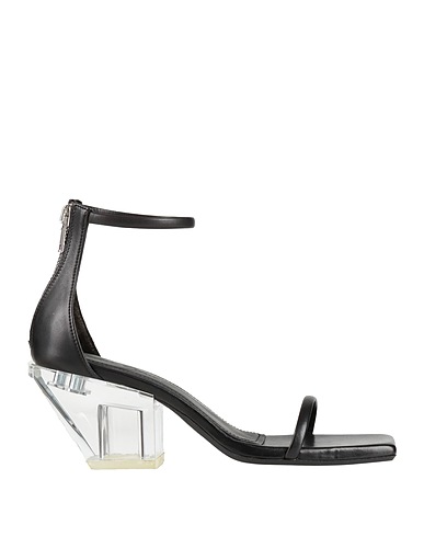 RICK OWENS Sandals Black Soft Leather